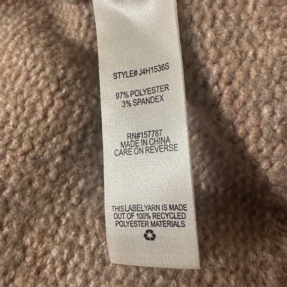 Jolie & Joy by FCT With Love Pink/Brown Plaid Print Vneck Collar Sweater NWT - Picture 6 of 6